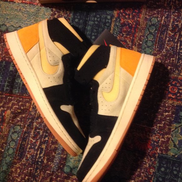 Air Jordan 1 Zoom CMFT 2 Men's  Multicolor Suede Sneakers -11.5 -New in Box - Picture 5 of 12